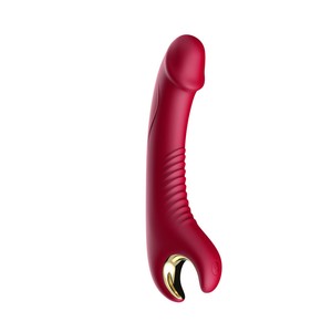 ויברטור רוטט ומסתובב 'ספין מי' אדום יין