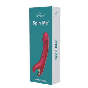 ויברטור רוטט ומסתובב 'ספין מי' סגול