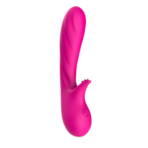 ויברטור עם גירוי יעודי לדגדגן 'פרשס פלוס' ורוד