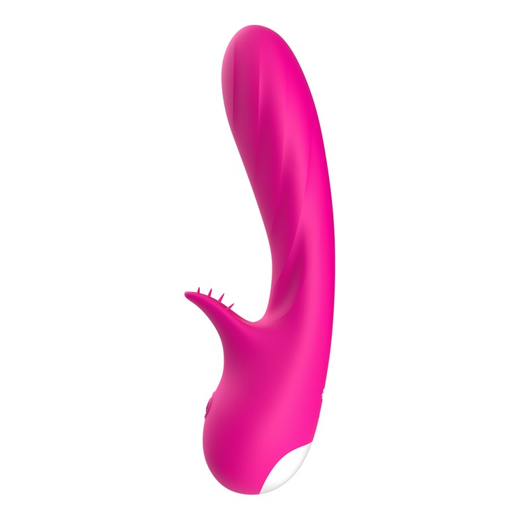 ויברטור עם גירוי יעודי לדגדגן 'פרשס פלוס' ורוד