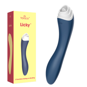 ויברטור דו שימושי 'ליקי' כחול