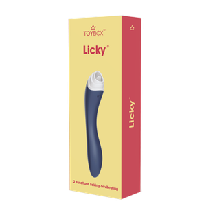 ויברטור דו שימושי 'ליקי' כחול