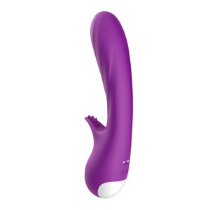 ויברטור עם גירוי יעודי לדגדגן 'פרשס פלוס' סגול