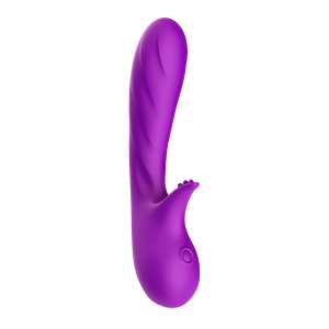 ויברטור עם גירוי יעודי לדגדגן 'פרשס פלוס' סגול