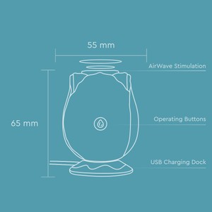 ויברטור יונק עוצמתי במיוחד  'סיקריט רוזה פלוס'