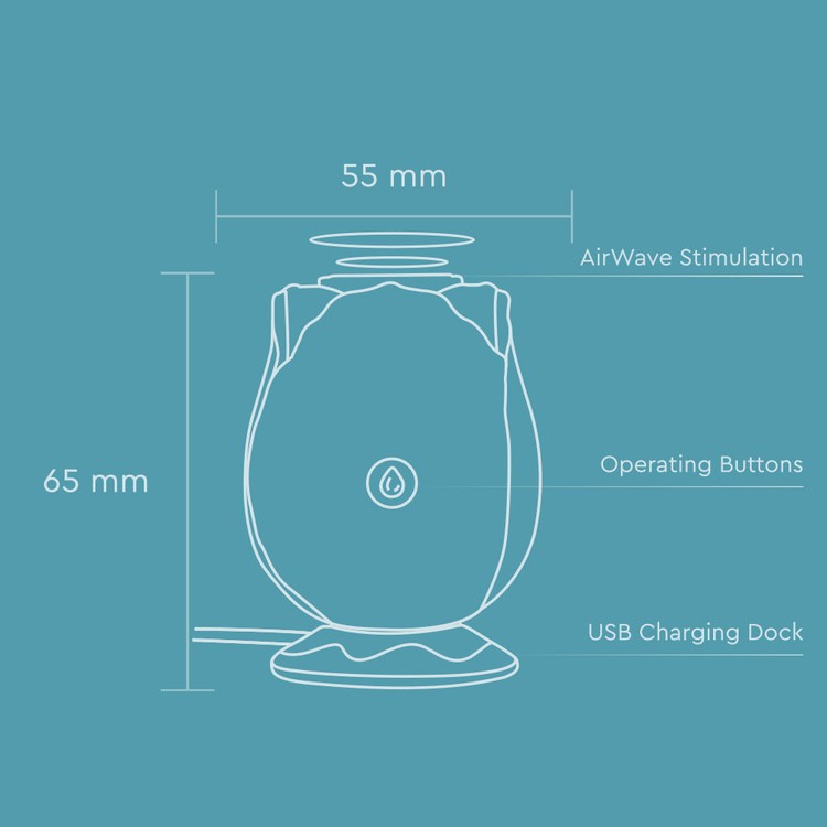 ויברטור יונק עוצמתי במיוחד  'סיקריט רוזה פלוס'