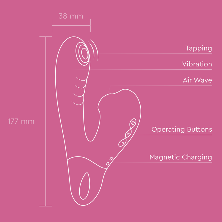 ויברטור ארנבון רוטט, יונק וטופח 'וויילד דרימס'