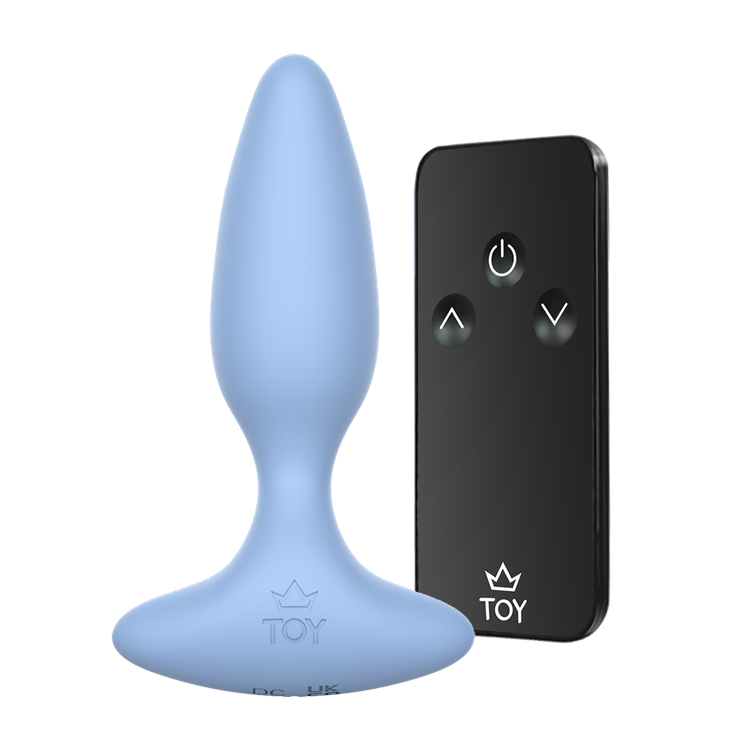 פלאג אנאלי רוטט עם שלט 'הפי וייב'