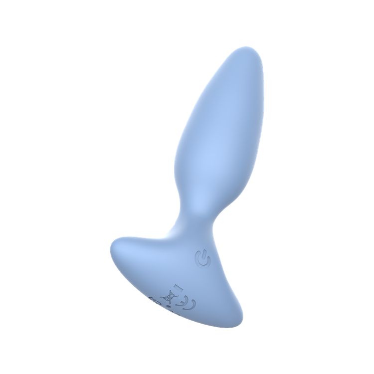 פלאג אנאלי רוטט עם שלט 'הפי וייב'