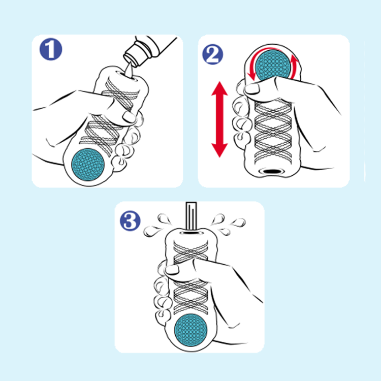 שרוול אוננות עם כדור הפלא 'הנדי מן'