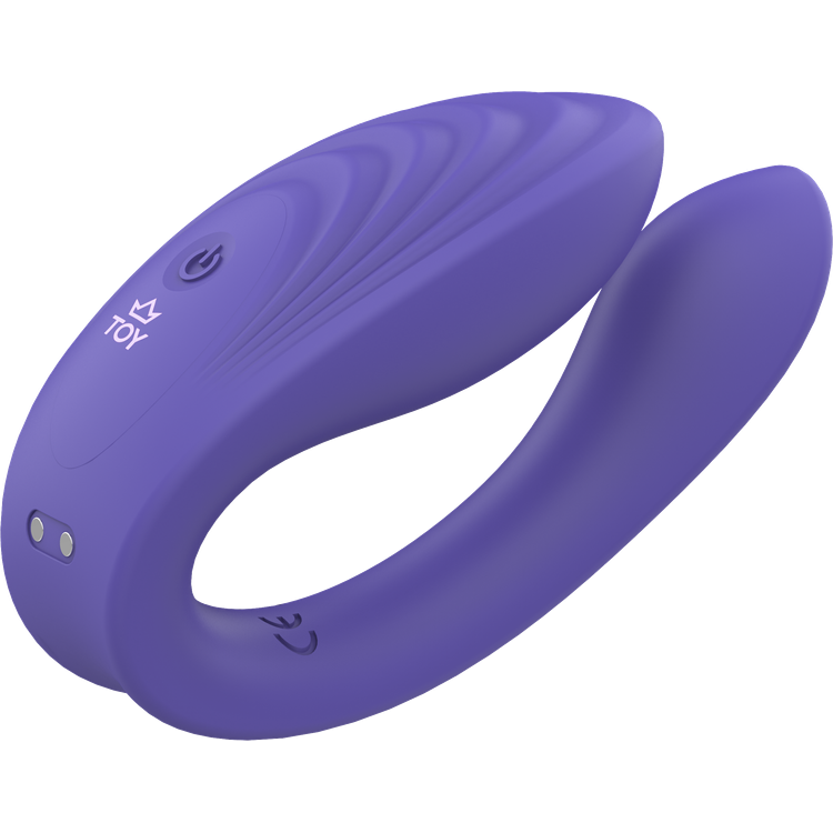 ויברטור זוגי ארגונומי עם שלט 'טאנגו דואו'