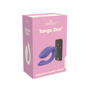 ויברטור זוגי ארגונומי עם שלט 'טאנגו דואו'