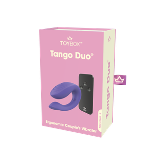 ויברטור זוגי ארגונומי עם שלט 'טאנגו דואו'