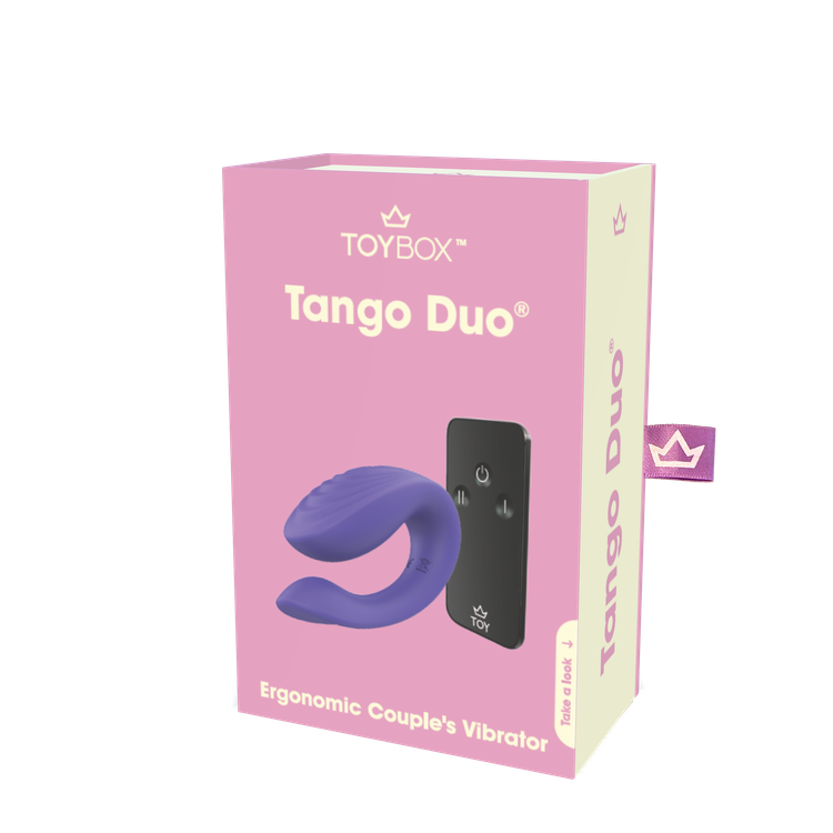 ויברטור זוגי ארגונומי עם שלט 'טאנגו דואו'