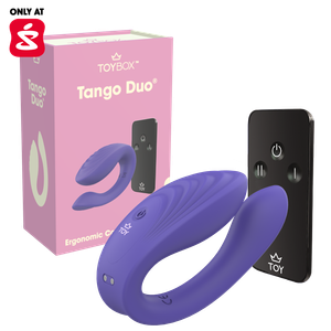 ויברטור זוגי ארגונומי עם שלט 'טאנגו דואו'