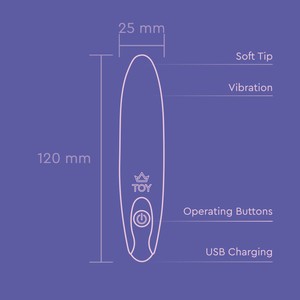 מיני  ויברטור חיצוני  'רוקט סטאר'