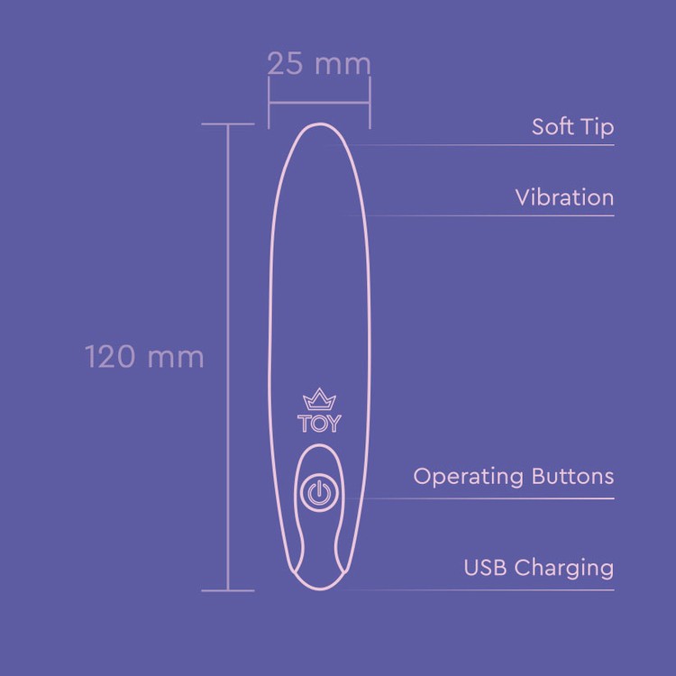 מיני  ויברטור חיצוני  'רוקט סטאר'