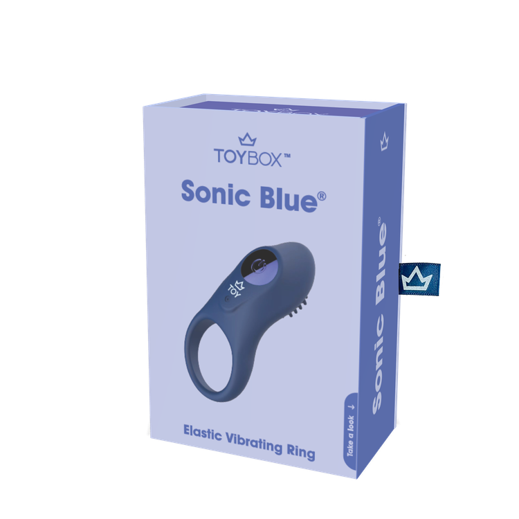 טבעת רטט גמישה 'סוניק בלו'