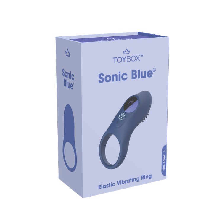 טבעת רטט גמישה 'סוניק בלו'
