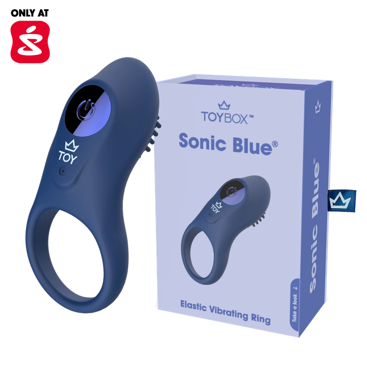 טבעת רטט גמישה 'סוניק בלו'