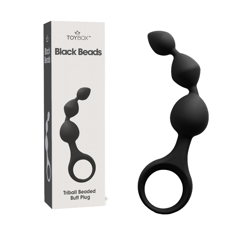 חרוזים אנאליים Black Beads