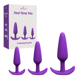 סט פלאגים אנאליים למתחילים First Time Trio